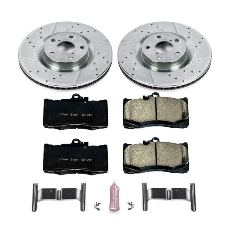 Power Stop 13-19 Lexus GS350 Front Z23 Evolution Sport Brake Kit