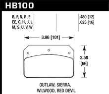 Load image into Gallery viewer, Hawk Wilwood Dynalite Caliper HPS Street Brake Pads