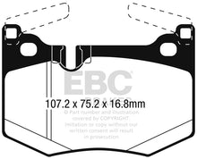 Load image into Gallery viewer, EBC 15-17 Lexus RC F / 16-18 Lexus GS F Yellowstuff Rear Brake Pads