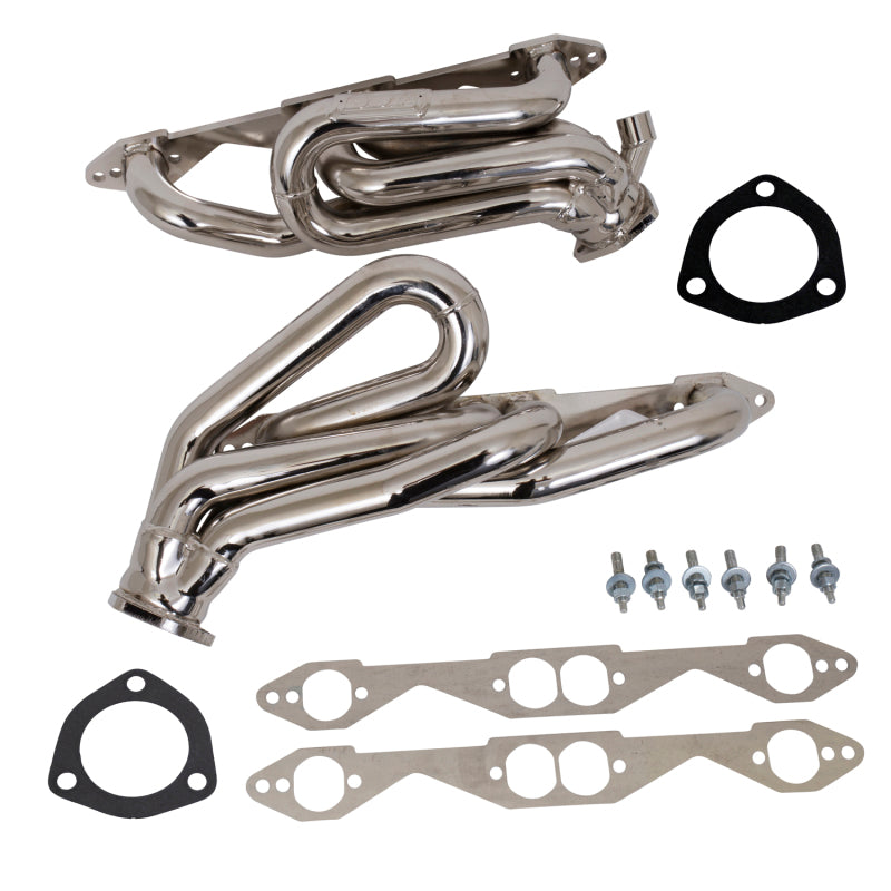 BBK 96-98 GM Truck SUV 5.0 5.7 Shorty Tuned Length Exhaust Headers - 1-5/8 Titanium Ceramic