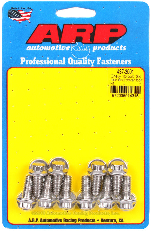 ARP Chevy 10-Bolt SS Rear End Cover Bolt Kit