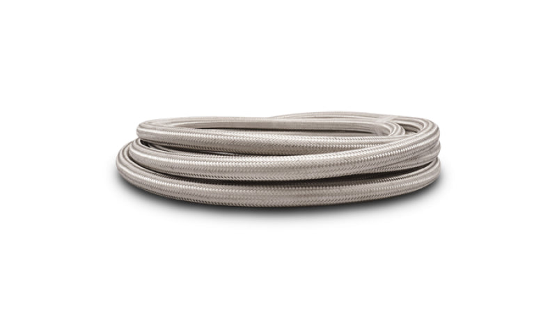 Vibrant -16 AN SS Braided Flex Hose (10 foot roll)