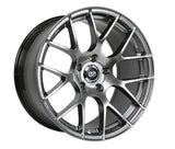 Enkei Raijin 18x8 45mm Offset 5x112 Bolt Pattern 72.6 Bore Diameter Hyper Silver Wheel