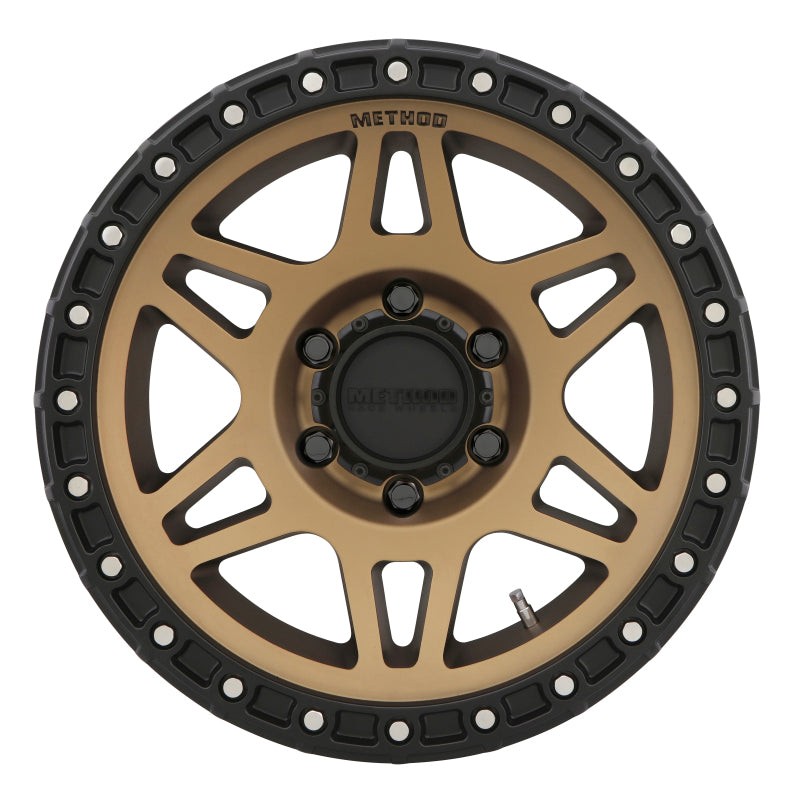 Method MR312 17x8.5 0mm Offset 6x135 87mm CB Method Bronze/Black Street Loc Wheel