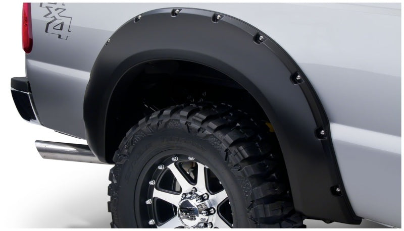 Bushwacker 99-10 Ford F-250 Super Duty Styleside Pocket Style Flares 2pc - Black